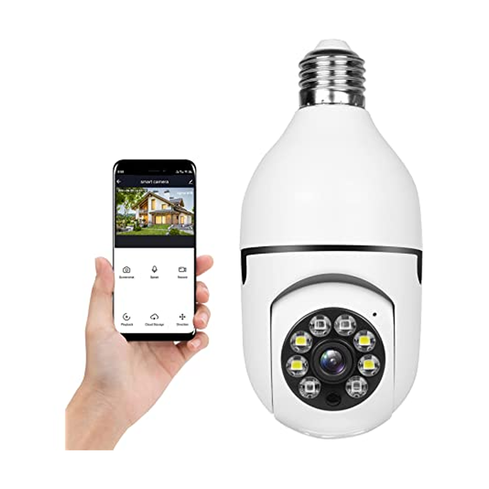 V380 বাল্ব সিস্টেম 360° মুভিং WI-FI আইপি ক্যামেরা